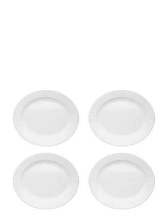 Eva Trio Legio Nova Oval Tallerken 31 Cm - White - 31X27CM