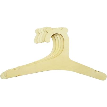 Baby Kreativ Hängare Rack, Baby Trä Klädhängare, Naturlig Hållare Hängande Hattkrok (5st)