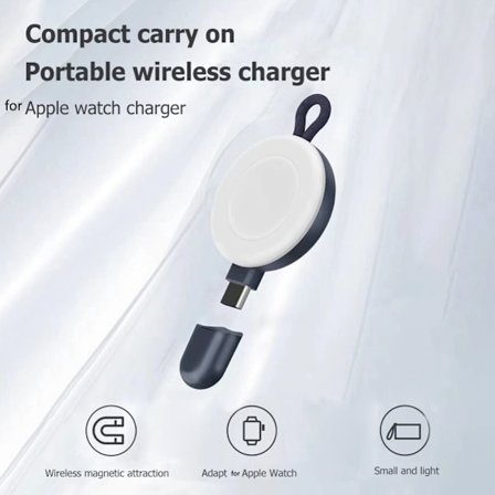Bärbar trådlös laddare för iWatch Type C USB C