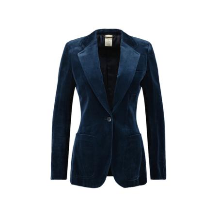 Chloé Pre-owned, Velvet Jacket Blauw, Dames, Maat:S