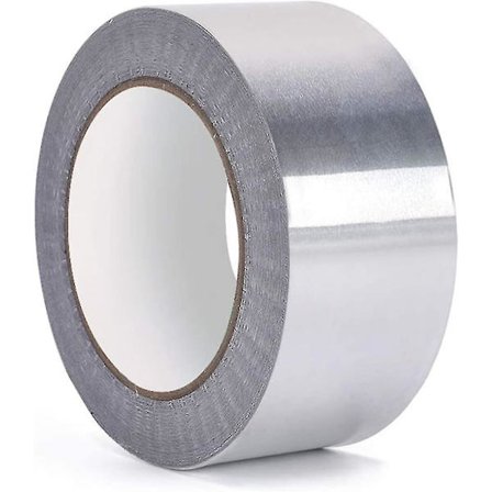 Aluminiumfolie Tape Aluminiumfolie Tape, Højtemperatur, Vandafvisende, sølv 5mm X 502 Ruller