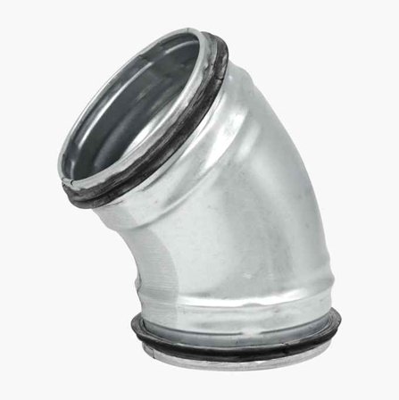 Rörböj 45° Ø100 mm - Biltema