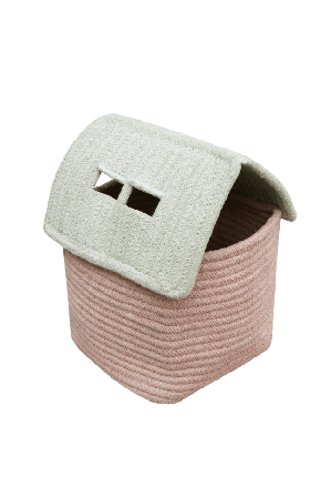LORENA CANALS Handgjord korg Förvaring Unisex Flerfärgad 22x22x34 cm