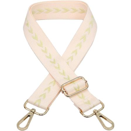 Justerbar 75-145cm Handhållen Axelrem (Vit) Lanyard Väska Handtag Crossbody Väska Rem Ersättningsrem Solid Färg DIY Tillbehör Axelväska