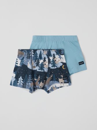 2er-Pack Boxershorts - 122|128 - kinderbekleidung - blue - Polarn O. Pyret