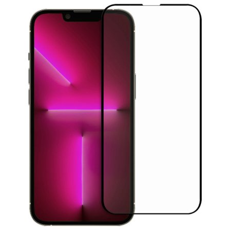 Heltäckande Härdat Glas Skärmskydd iPhone 14 Pro Svart