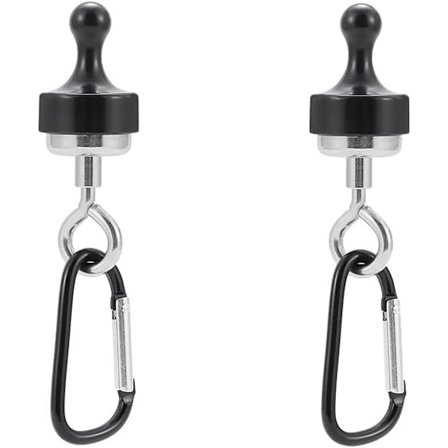 2 stk magnetiske kroker, teltfeste spenne, camping lys krok
