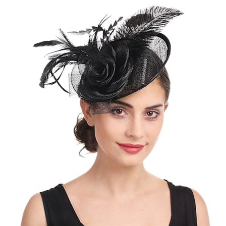 Blomsterfjær Hodebånd Fascinator Bryllup Hodeplagg Damer Løp Royal Ascot Bryllup