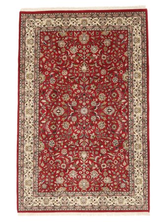 Handgeknüpft Bidjar Indisch 199X307 Wollteppich Dunkelrot/Braun
