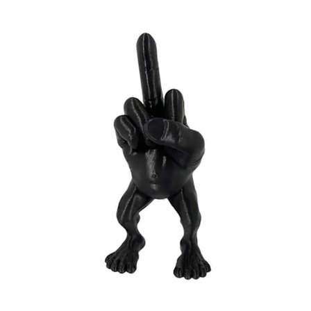 Langfingerfigur med ben, Interessant og usædvanlig langfingerstatue