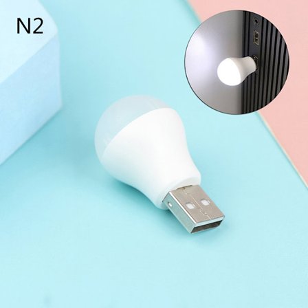 USB Nattlampa LED-lampa Mini Bärbar Laptop Belysning Laddning