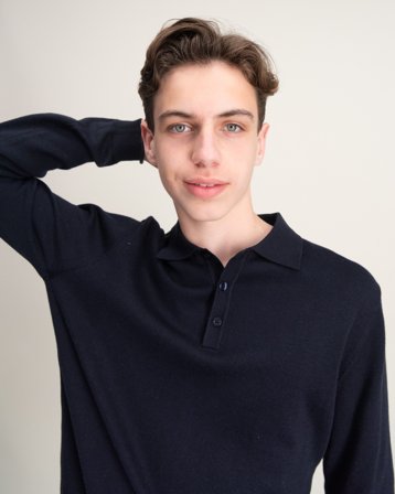 RYVLS Knitted L/S Pique Niebieski Swetry Chłopiec - Kids Brand Store