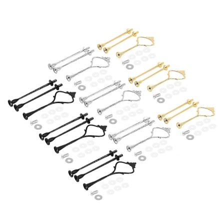 6-pack Brickhårdvara för tårtställ 3-vånings tårtställ Monteringshållare för bröllop och fest