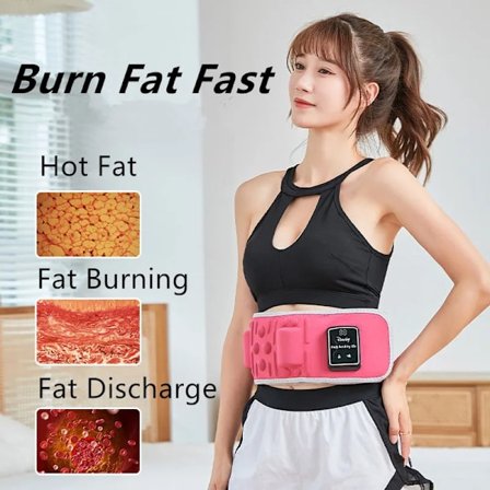 Cellulite massage elektrisk mave slankebælte vægttab rygmassage til muskuløs kropsfedtforbrændingsstimulator kropsmassager