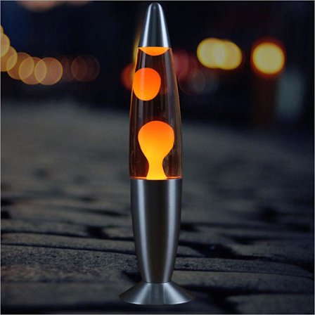 Lavalamp Legering - - Oransje Ty