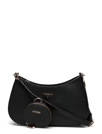 Alexie Top Zip Shoulder Bag Olkalaukku Laukku Musta GUESS