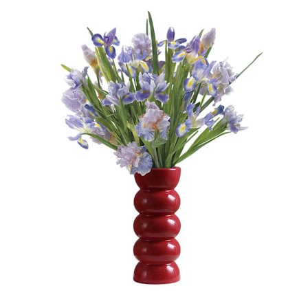 (Liten Burgunderrød) 1 stk. keramisk vase, hydroponisk blomstervase, høykvalitets blomstervase