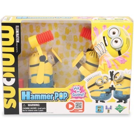 Skicklighetsspel - EPOCH-SPEL - Minions Hammer POP - Knacka på Minions huvud, vinn poängen!