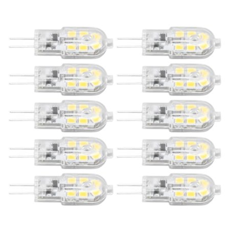 10 stk. G4 LED-pære dæmpbar med højt farvegengivelsesindeks