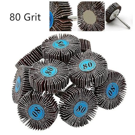5/10/1 st sandpapper slipning flikpolering hjul slipning skiva set fönsterlucka slipande hjul för roterande kraftverktyg tillbehör