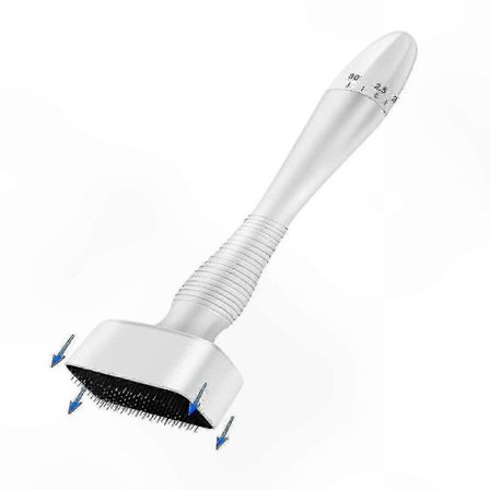 Microneedle Hudstämpel för Reparation av Akneärr och Hårväxt - Justerbart Derma Roller-verktyg för Ansiktsvård