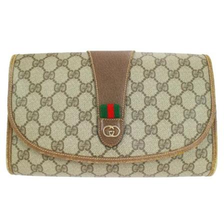 Gucci Vintage, Pre-owned Leather gucci-bags Bruin, Dames, Maat:ONE Size,leer