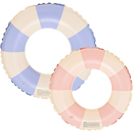 2 stk Oppustelig Badering til Voksne og Børn, Oppustelig Gummiring til Piger og Drenge Strand Sommer Pool Party Vand Sport