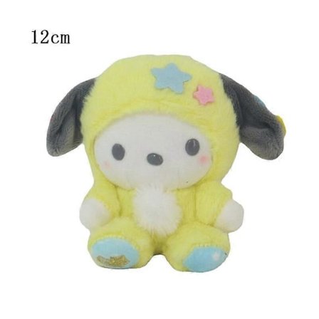 10-15cm Sanrio Plysj Kosedyr Tegneserie Anime Figur Kuromi My Melody Cinnamoroll Søte Dukker Baby Bursdagsgaver Kawaii Dekor