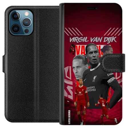 Kompatibelt Plånboksfodral till Apple Apple iPhone 12 Pro Max Virgil van Dijk Liverpool Nederländerna bollvinnare och stabil general i backlinjen me