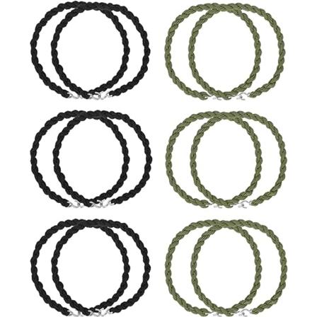 12 stk. Elastiske støvlestropper Militære benstropper Blousing G,ZQKLA