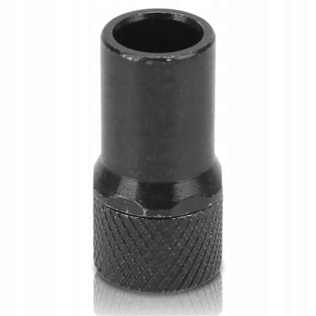 Adapter M9x0.75 til 1/2-28 med gevinddæksel sort