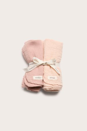 Newbie | Muslinfiltar 2-pack | Rosa