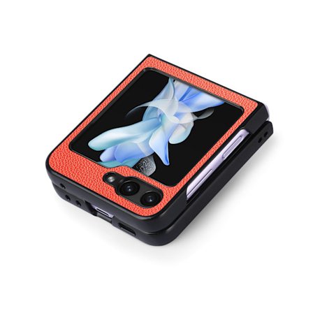 Litchi-mönstrat skal för Samsung Galaxy Z Flip 5