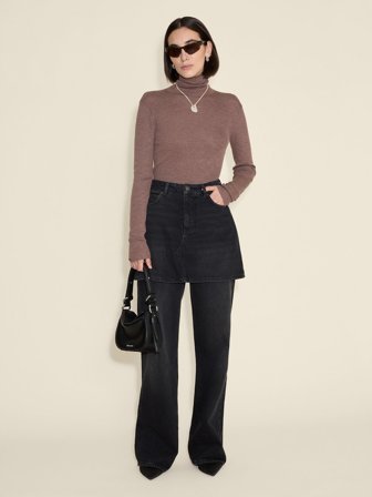 Holzweiler Sara Merino Turtleneck - Burgundy - Women's - S