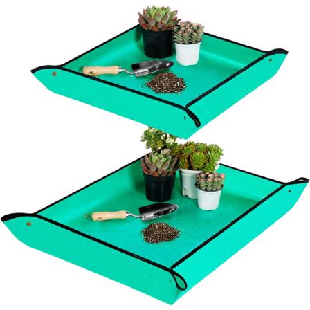 Istutusmatto sis kasveille, 2 kokoa (50*50cm+75*100cm) - Ylim r isen paksu, kest v , vedenpit v - Uudelleenistutusmatto mehikasveille