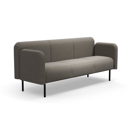 Sofa VARIETY, 3-Sitzer, Stoff Pod CS, taupe
