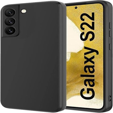 Svart kamerabeskyttelsesdeksel for Samsung Galaxy S22, Samsung S