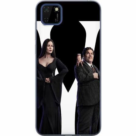 Huawei Y5p Genomskinligt Skal Wednesday Addams