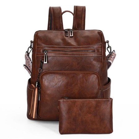 IC Ryggsekkveske for kvinner PU-lær Damemote