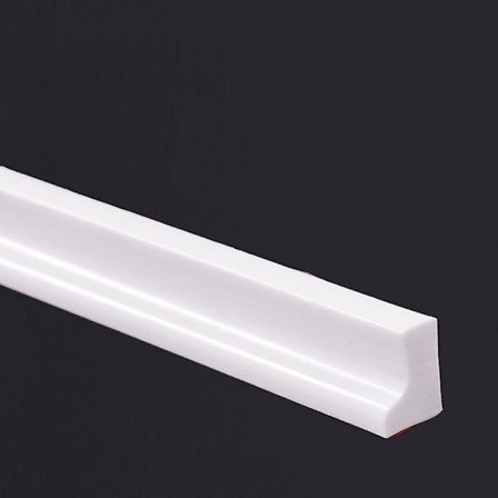 Ramlös Bruse Vandbarriere Gummiliste Vandstop Våd Og Tør Separation Fleksibel Til Hvid