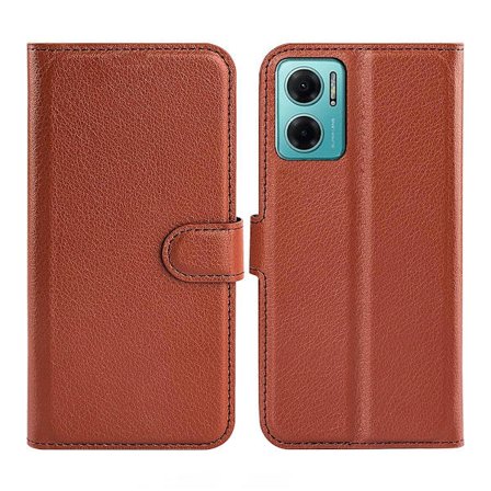 Xiaomi Redmi 10 5G Plånboksfodral med Stativ - Brun