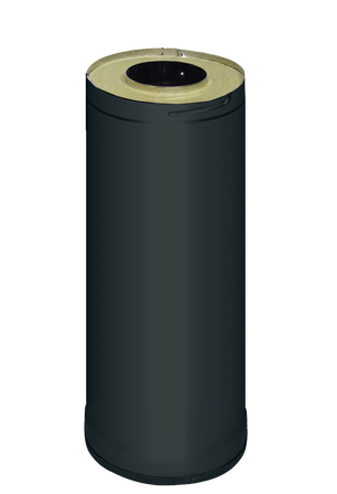 Harvia WHP500M Forlenger for skorstein Svart, 500 mm, Badstu