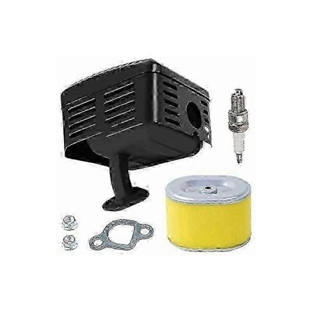 Lyddæmper Udstødningssamlingssæt til Honda GX160 GX200 Motorer med Tilbehør