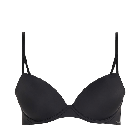 Calvin Klein Lift Demi, T-shirt BH med bygel i mjuk Microfiber. Dam Svart DD34