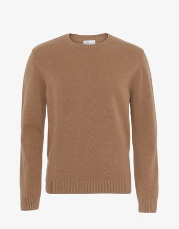 Classic Merino Wool Crew - Sahara Camel - XL