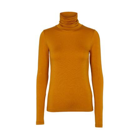 Basic Apparel Joline Turtleneck Orange, Dame Rullekraver