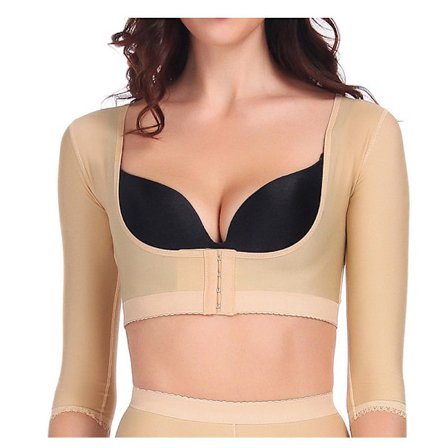 Overarms-Former Post-Kirurgisk Slankere Kompressionsærmer Holdningskorrigerende Toppe Shapewear til Kvinder