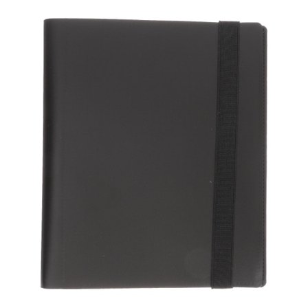Svart Mapp Kort Samlingsbok Spelkort Pärm Samlingskort Album Bok Album Korthållare Pärm