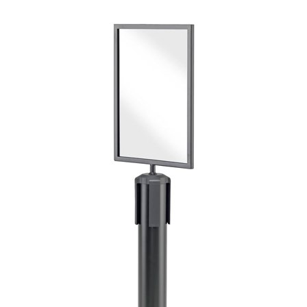 Sign holder for barriers, A4 portrait