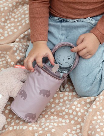 Done by Deer Kids Insulated Bottle Holder Lalee Sand - Cream - ONE SIZE